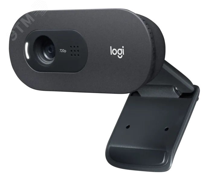 Веб-камера C505, 1280x720, 1.2 Мп, микрофон, 60град, USB 2.0, черный 960-001364 Logitech - превью