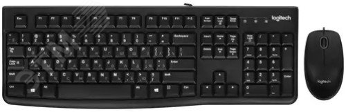 Изображение товара Комплект клавиатура + мышь MK120 Desktop, черный (шт)
