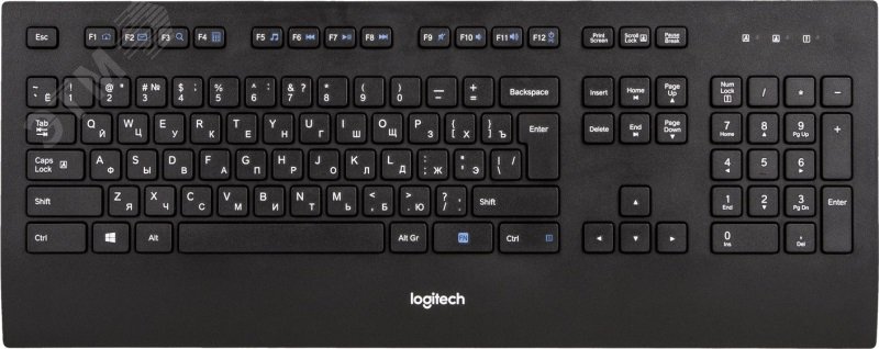 Изображение товара Проводная клавиатура Logitech K280e 103 клавиши USB-A черная