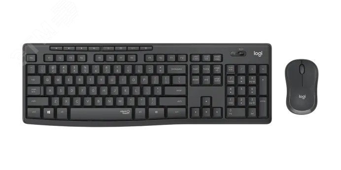 Изображение товара Беспроводной комплект клавиатура и мышь Logitech MK295 с тихими клавишами Изображение товара Беспроводной комплект клавиатура и мышь Logitech MK295 с тихими клавишами