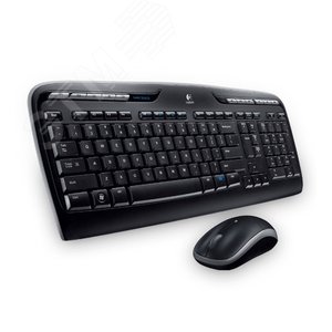 Комплект клавиатура + мышь проводной MK330, 115 клавиш, 1000 dpi, USB-A, черный