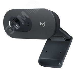 Веб-камера C505, 1280x720, 1.2 Мп, микрофон, 60град, USB 2.0, черный 960-001364 Logitech