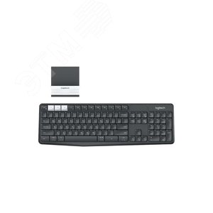 Клавиатура беспроводная K375s, 101 клавиша, графит