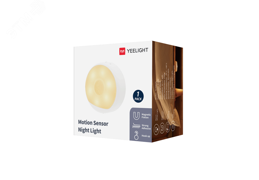 Cветильник умный Yeelight Rechargeable Sensor Nightlight YLYD01YL Yeelight - превью 7