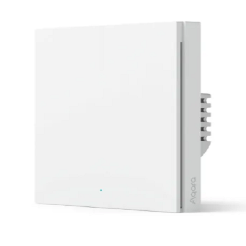 AQARA Умный настенный выключатель H1 EU(без       нейтрали, 1 клавиша), модель WS-EUK01