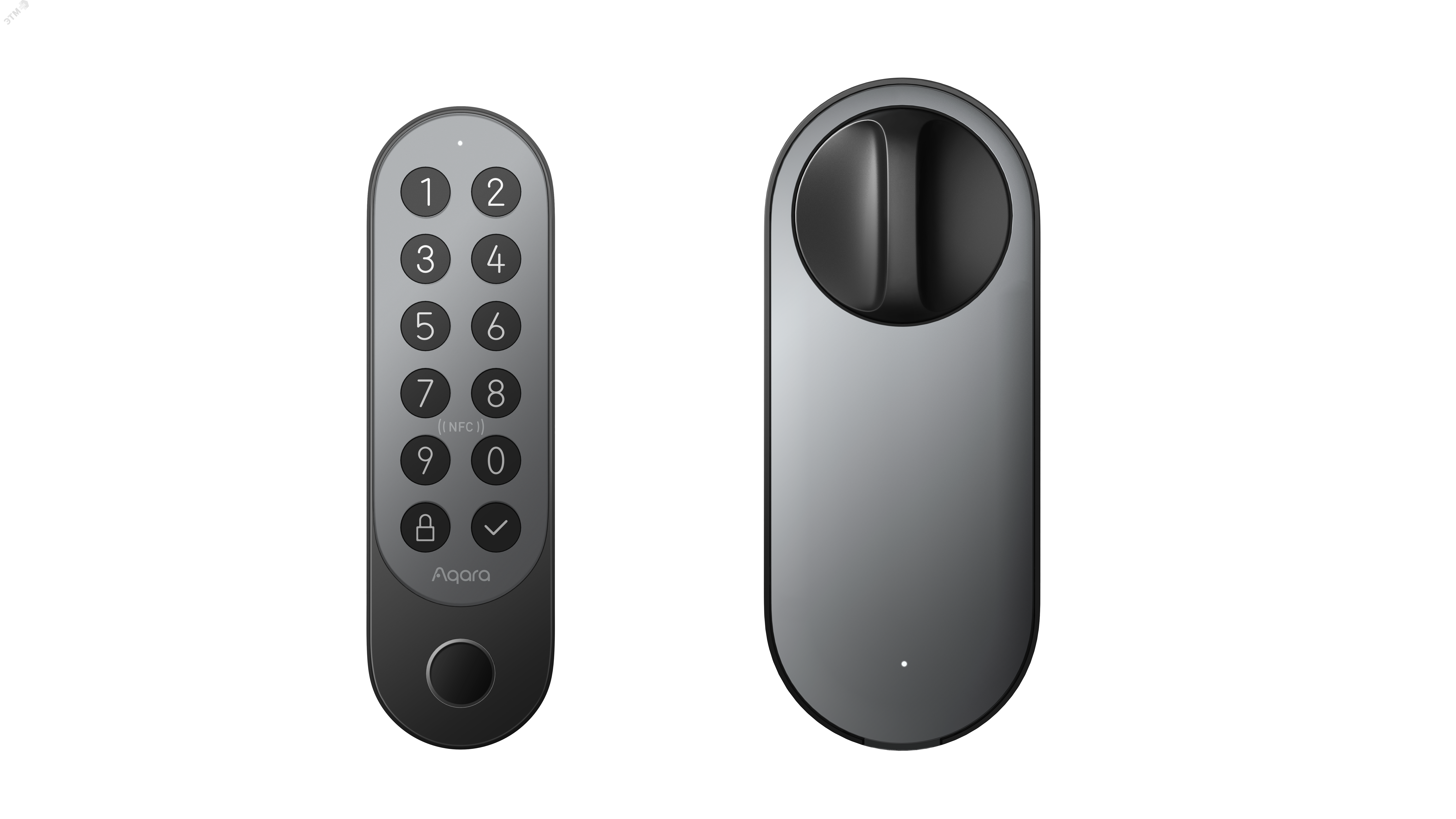 Изображение товара AQARA Умный замок U300, черный, модель DL-D02D_bl (шт)