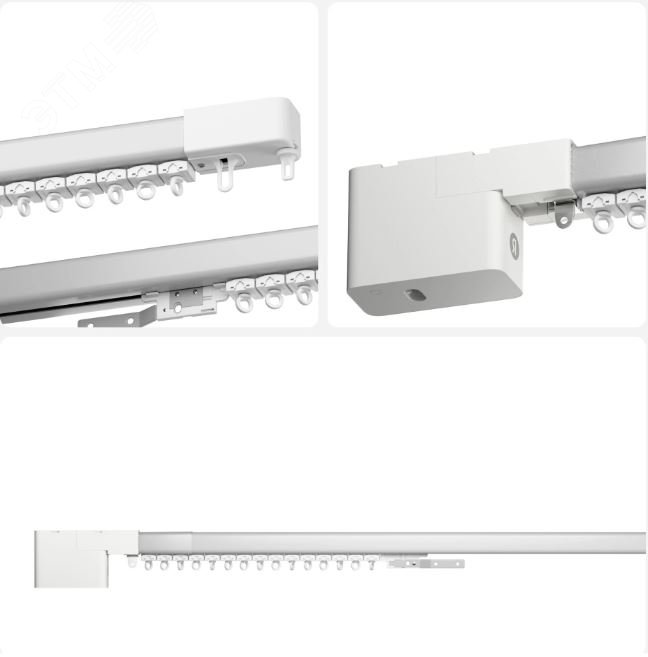 Изображение товара Умный карниз для штор Яндекс с мотором Zigbee и управлением голосом