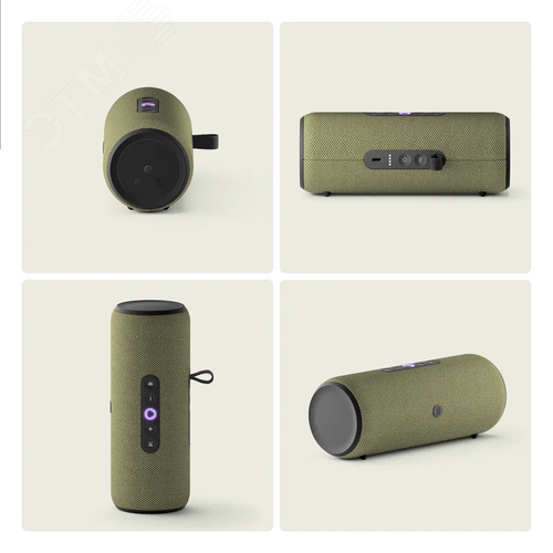 Изображение товара Умная портативная колонка Яндекс Станция Стрит с Алисой, зеленая, YNDX-00030GRN (шт)