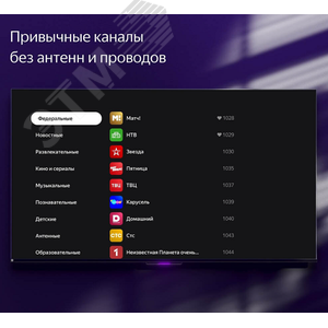 Телевизор Яндекс ТВ Станция с Алисой 43''(109 см), UHD 4K YNDX-00091 Yandex - 13