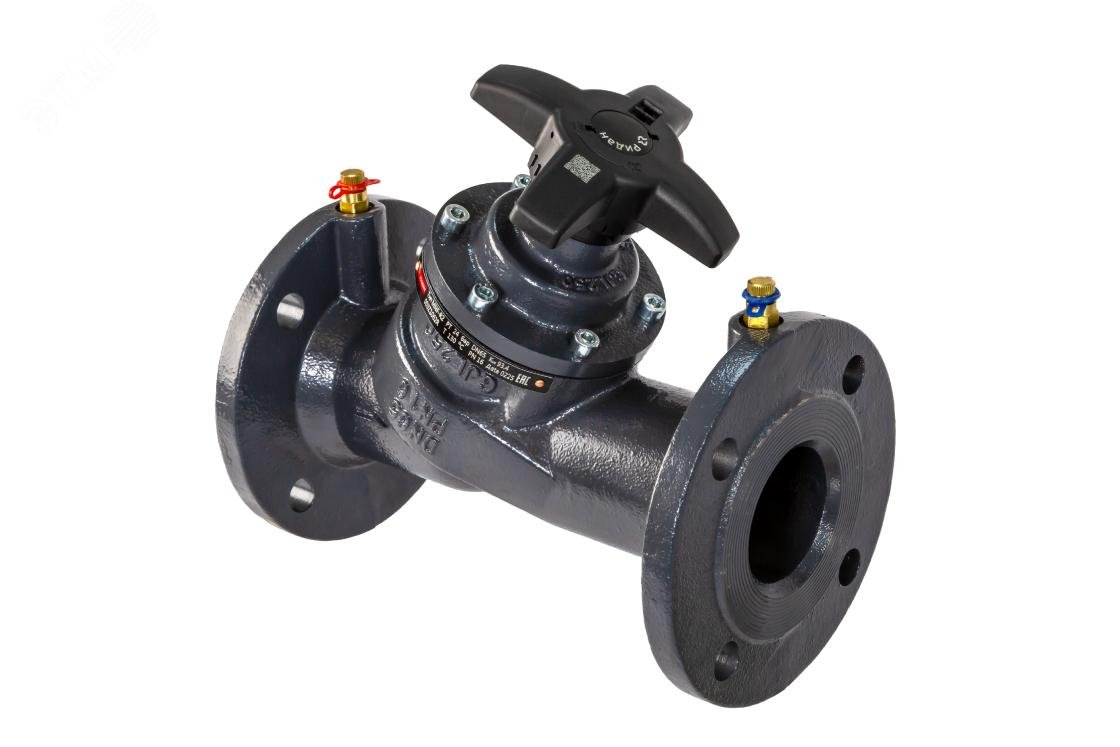 Ручной балансировочный клапан MNF-R2, фланцевый DN50, PN16, Tmax 130 °C