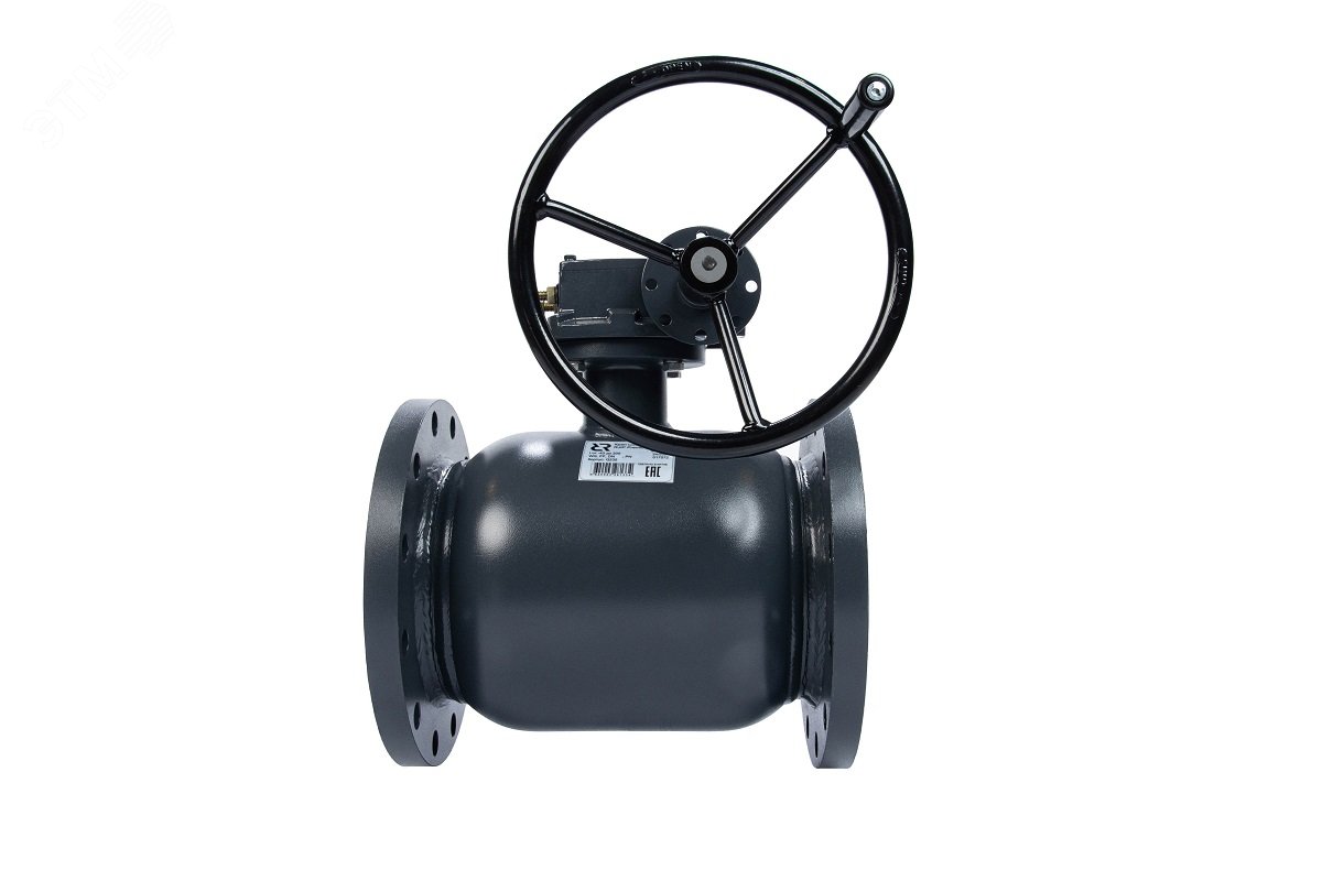 Изображение товара Кран шаровой FF DN150 PN25 WG (фланцевый, с редуктором, стандартный проход) (шт)