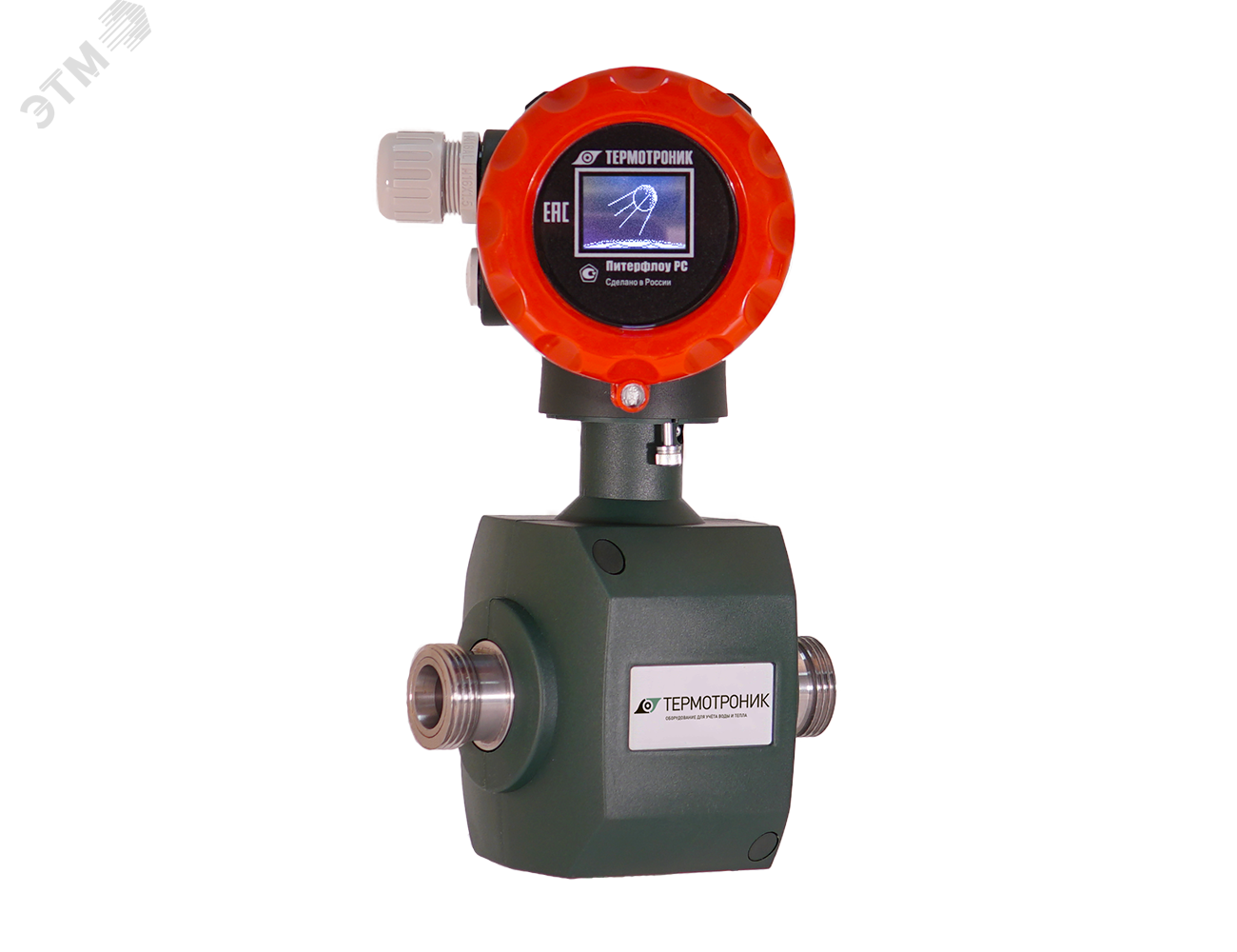 Изображение товара Электромагнитный расходомер Питерфлоу РС20-6-А-М с подсветкой дисплея и гальваноразвязкой