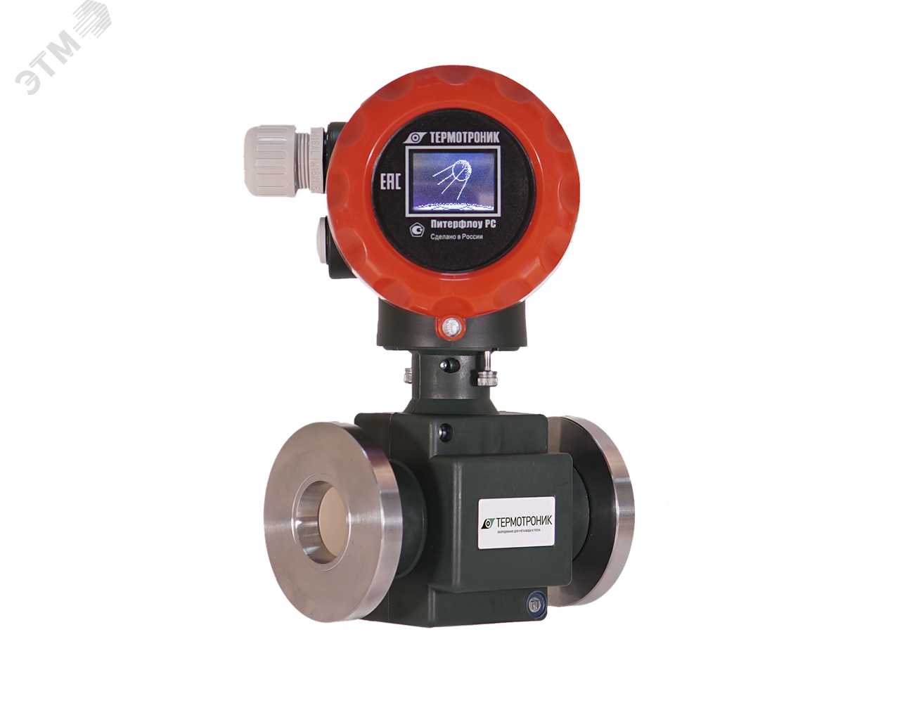 Изображение товара Электромагнитный расходомер Питерфлоу РС32-15-А-С с дисплеем
