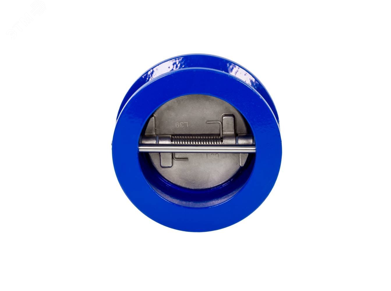 Изображение товара Клапан обратный NVD-895R PN16 DN 100 межфланцевый пружинный двустворчатый чугун GJL250 (шт)