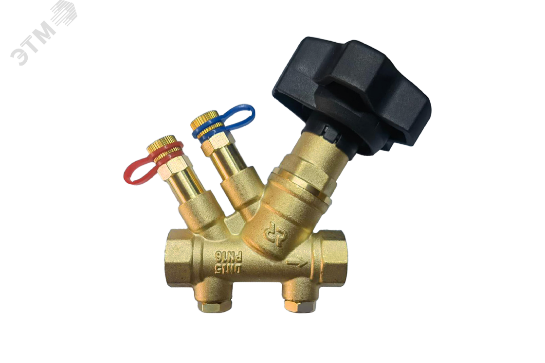 Изображение товара Клапан ручной балансировочный MVT-R DN50 с дренажем (шт)