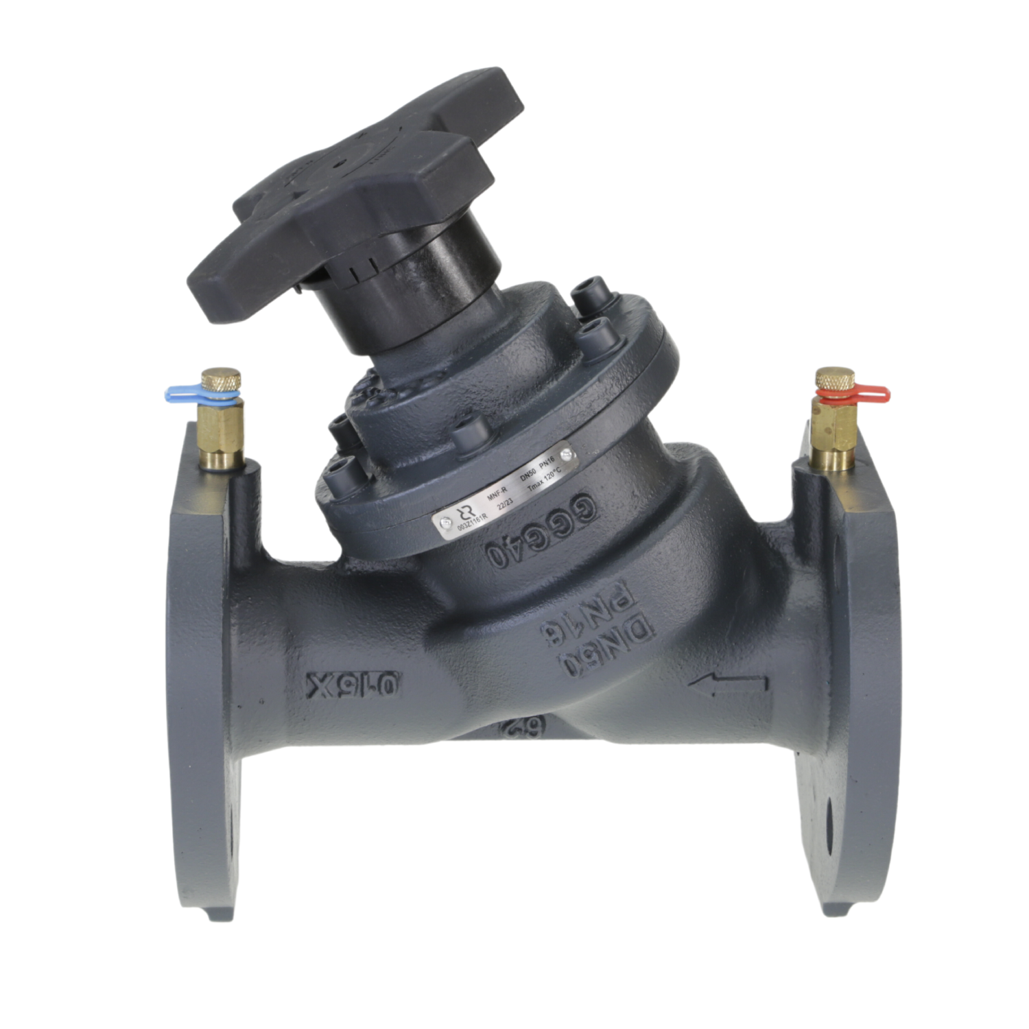 Ручной балансировочный клапан MNF-R, фланцевый, DN400, PN25, Tmax 150 °C