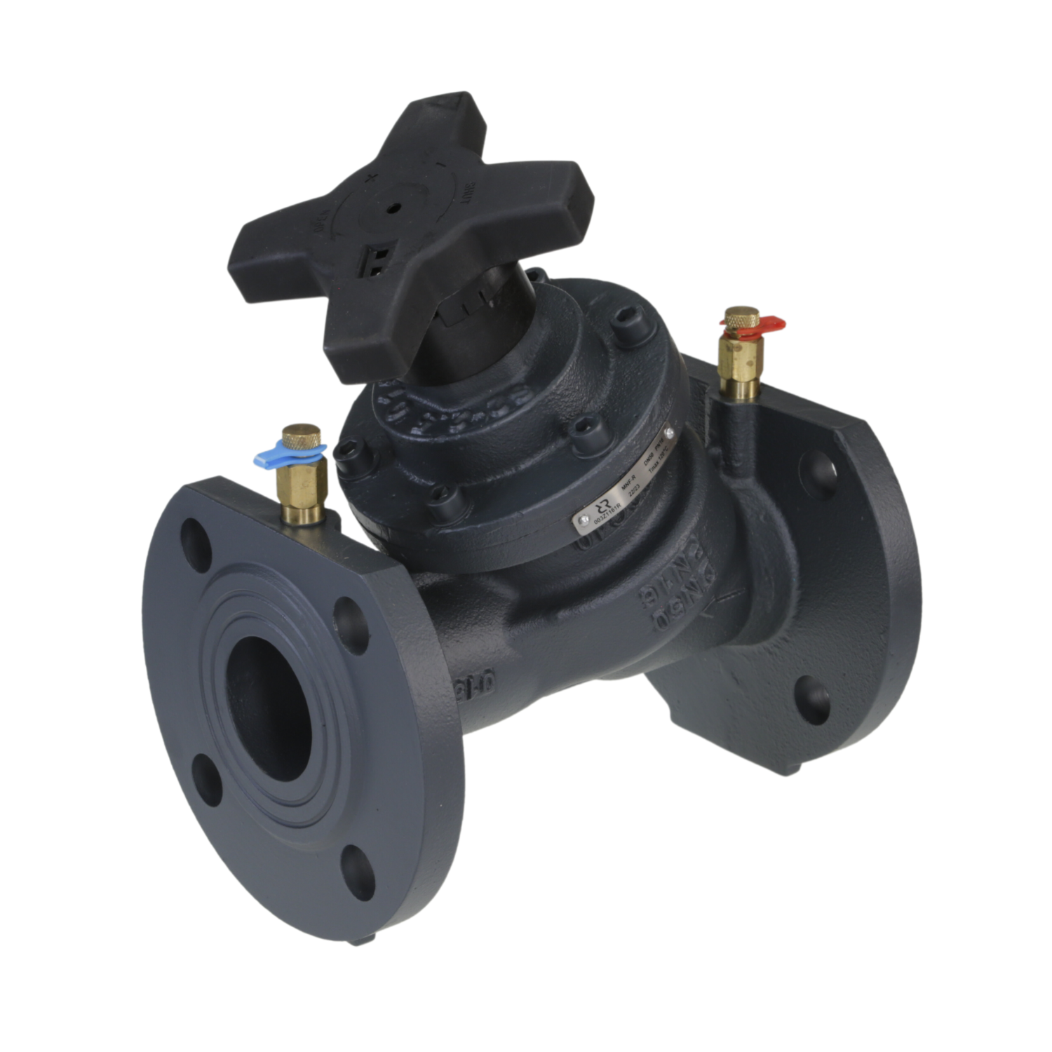 Ручной балансировочный клапан MNF-R, фланцевый, PN25, Tmax 120C