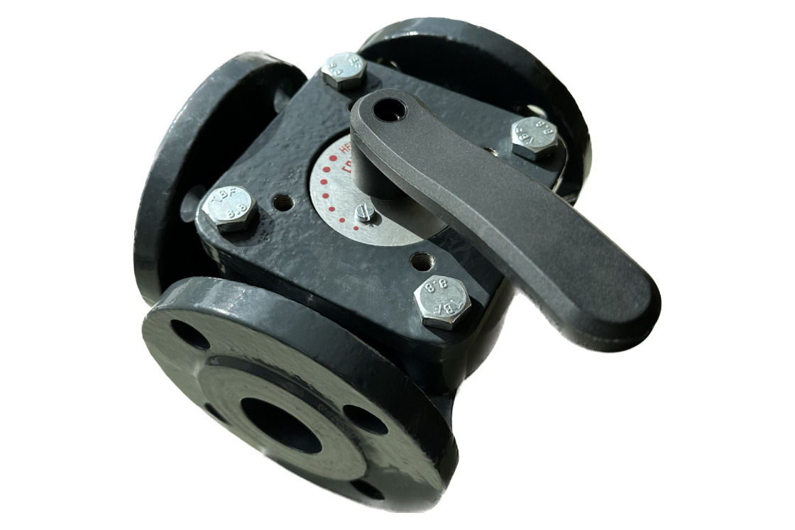 Клапан регулирующий поворотный HFE-3R DN50 Kvs60, чугун, фланцевый, Тмакс - 110, PN6