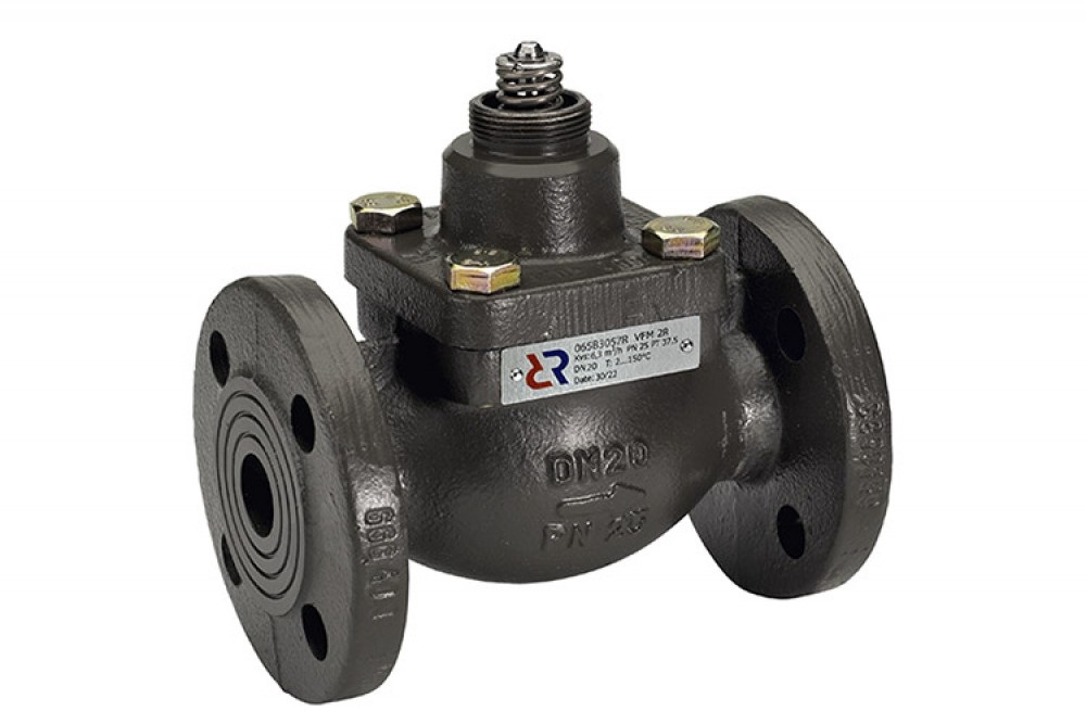 Комплект Клапан регулирующий VFM-2R PN25 25/10+Привод электрический ARV-1000VR-220, AC220V+Адаптер для монтажа VFM-2R DN15-50 с ARV(E)-1000R