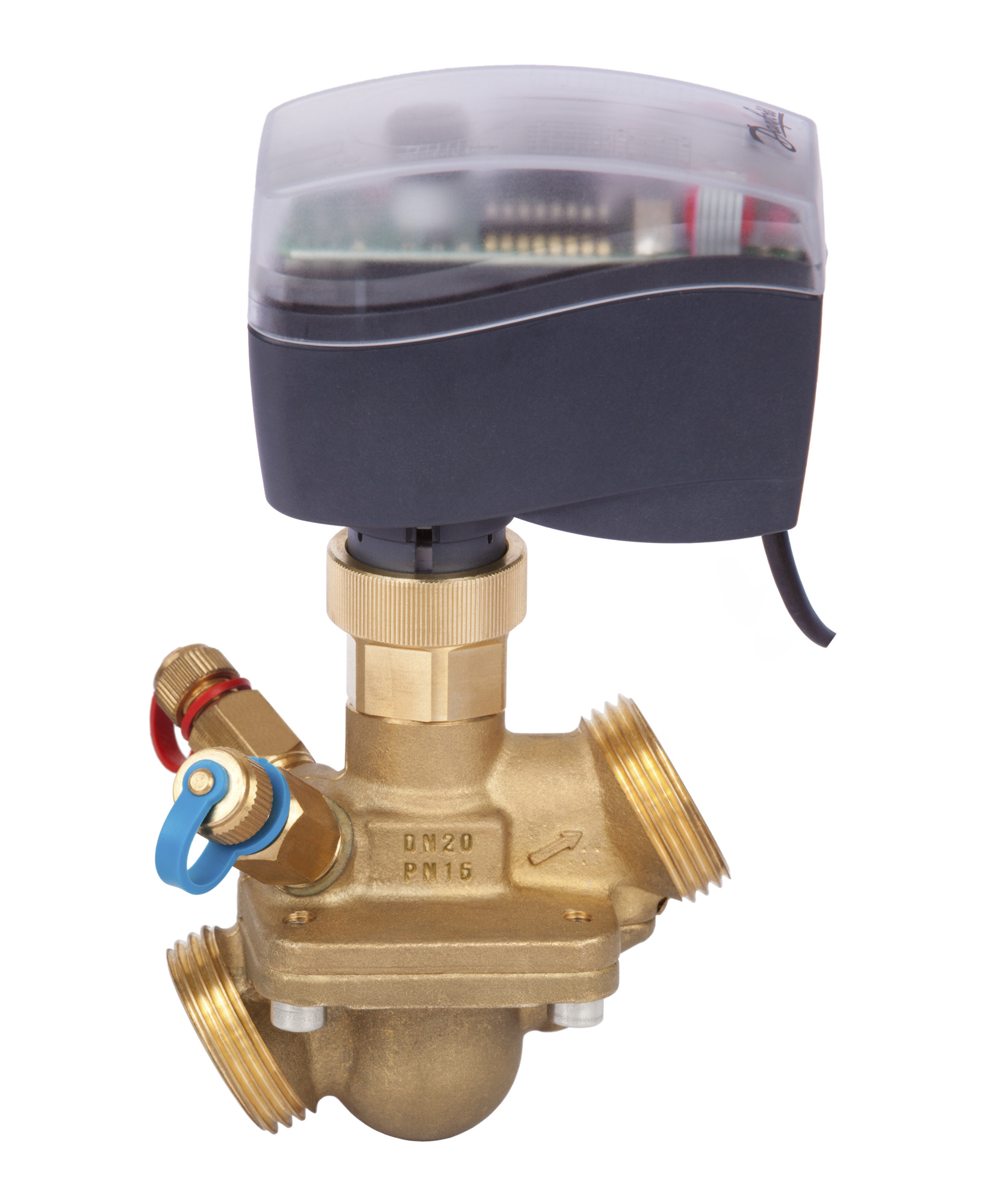 Клапан балансировочный AQT-R DN 20 комбинированный с ниппелями наружная резьба G1