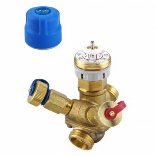 Клапан AQT-R DN 15 c ниппелями и комплектом фитингов с наружней резьбой