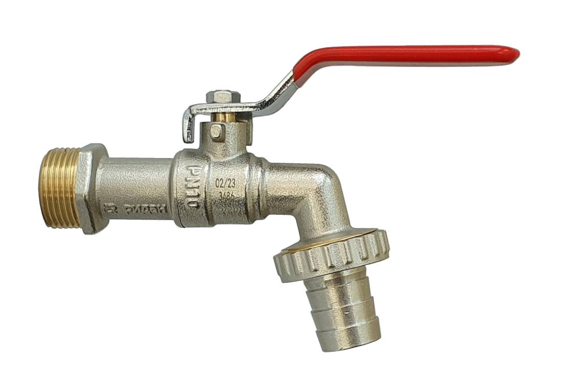 Кран шаровой BVR-CR ГОСТ спускной под шланг PN10 DN15