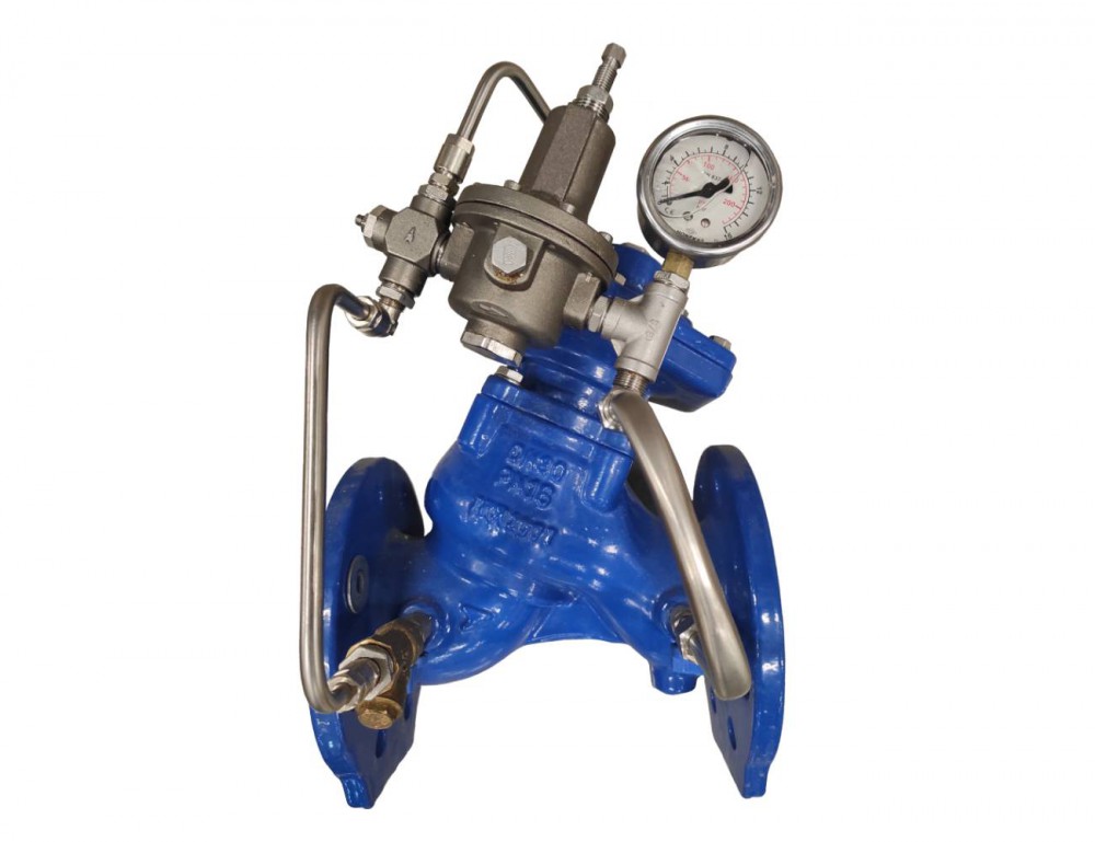 Регулятор C101-R давления (после себя) в сборе DN 100 PN16 (настр. диапазон: 0.5...8 бар)