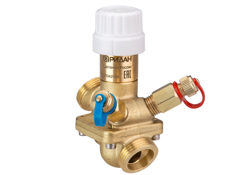 Автоматический балансировочный клапан AQT-R3 DN25 с ниппелями