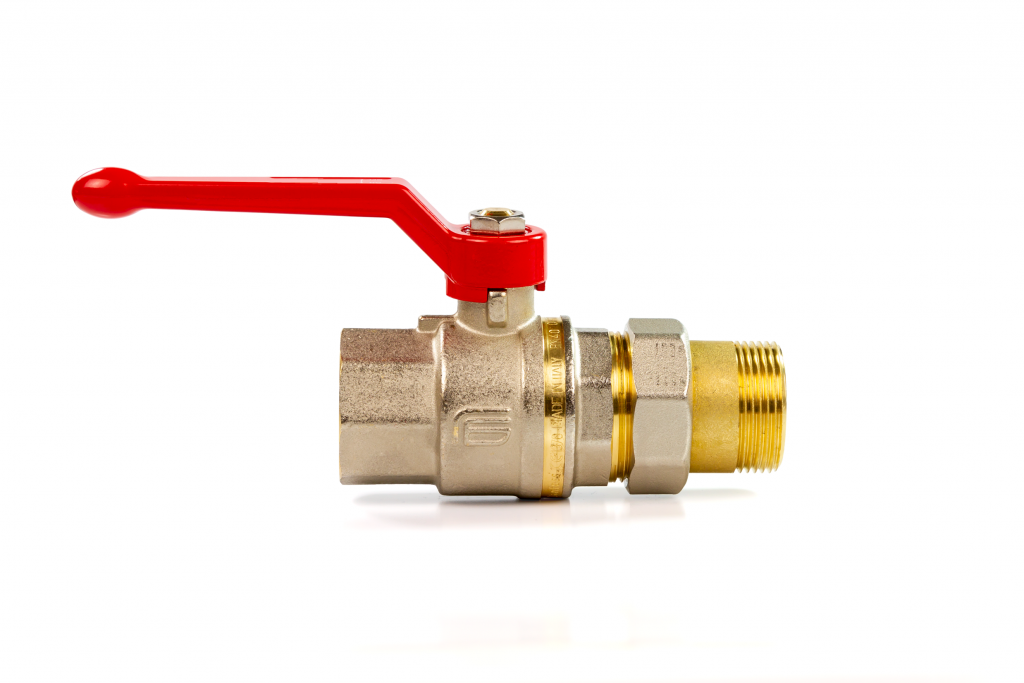 Кран шаровой BVR-CR ГОСТ59553-2021 c наружной резьбой и насадкой под шланг PN10 DN25