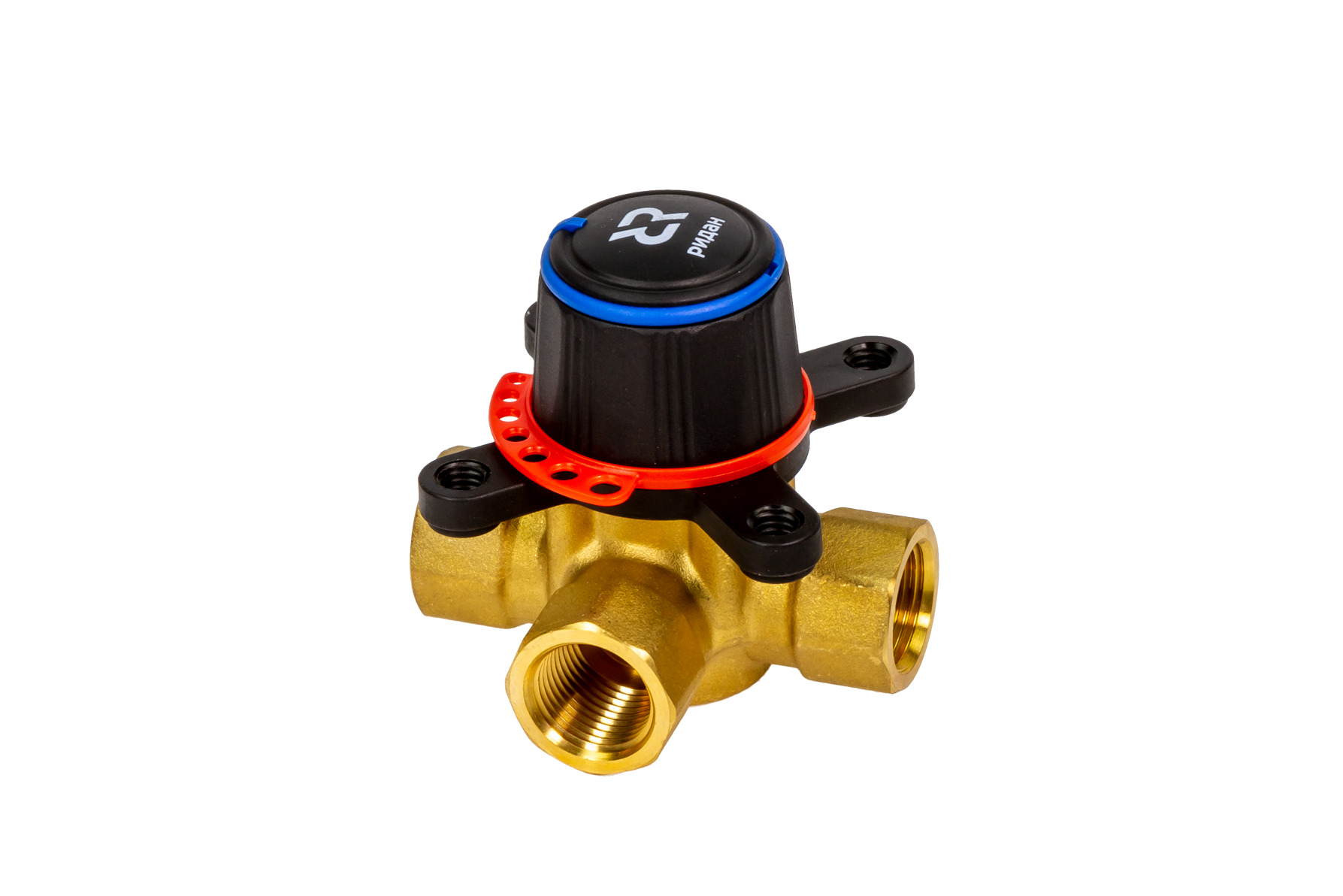 Клапан регулирующий поворотный HRB-3R PN10, DN40, Kvs 25, Tmax 110 °C, Rp1-1/2, корпус CW617N