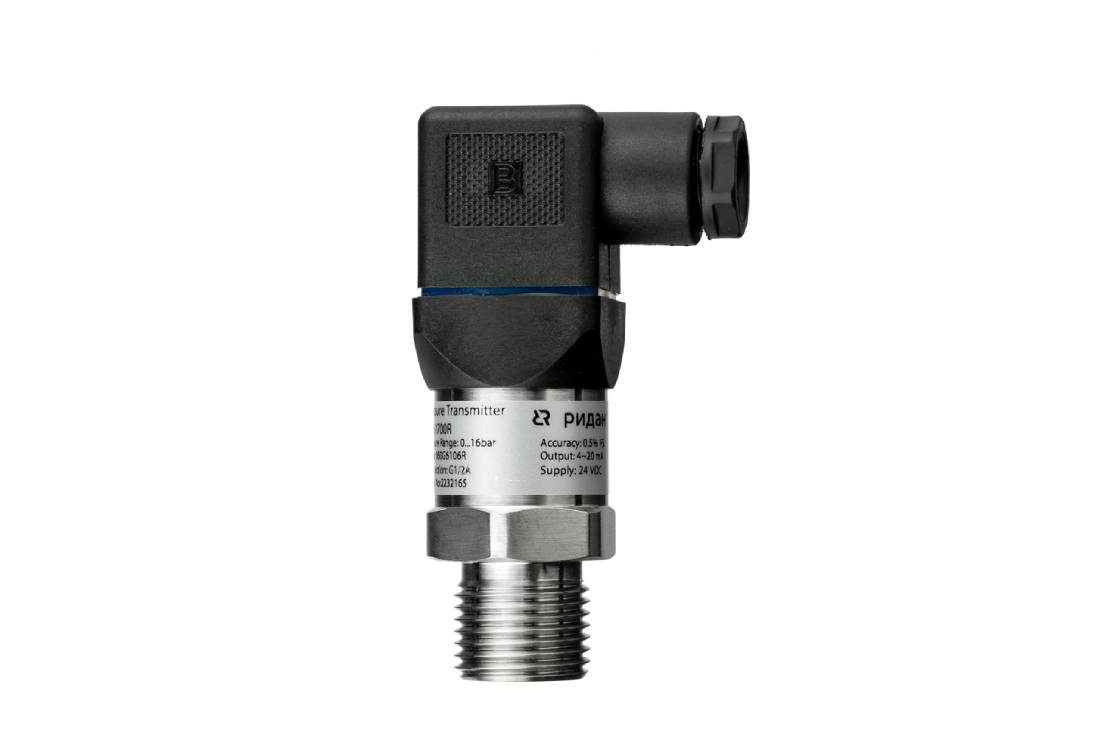 Преобразователь давления MBS 1700R, диапазон измерения 0-10 бар, выходной сигнал 4-20 мА, присоединение G 1/4