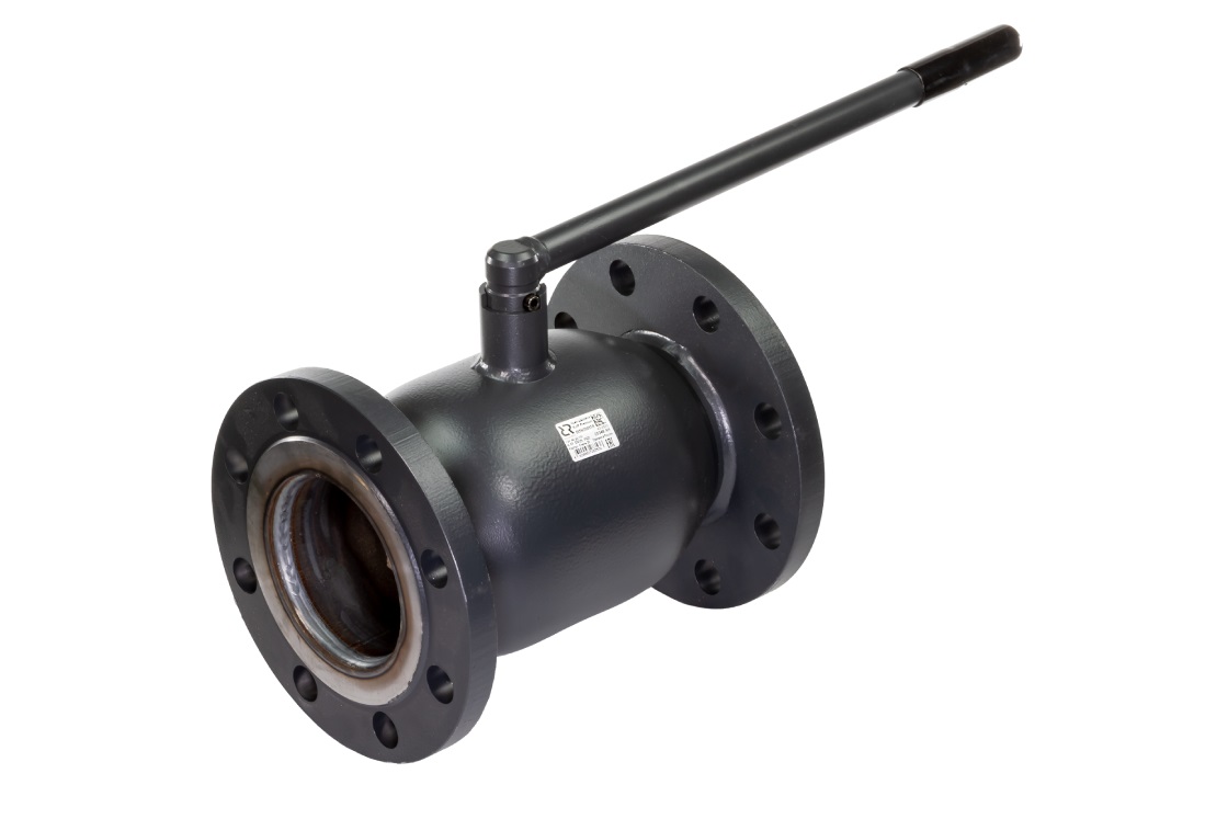Кран шаровой RJIP Premium FF, DN80 PN25, фланцевый, с рукояткой, стандартный проход