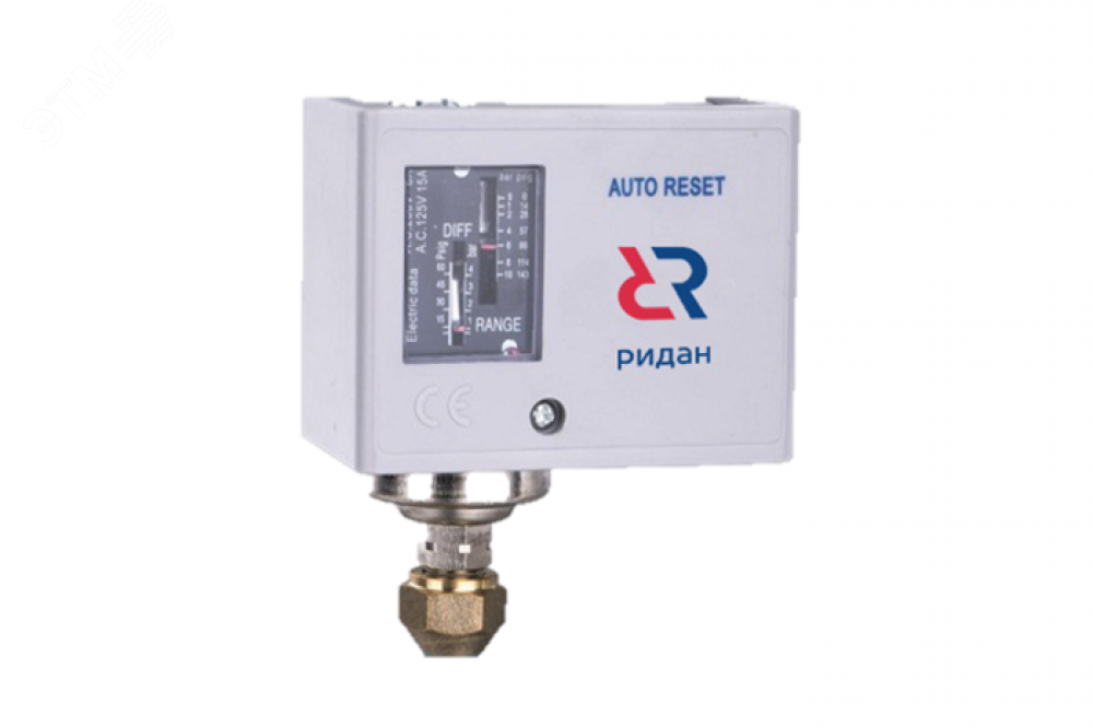 Изображение товара Реле давления КР 10-45 бар Россия Ридан резьбовое автоматическое