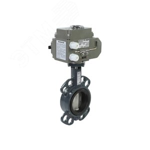 Изображение товара Затвор дисковый поворотный PN16 DN 50 чугун/EPDM/ЭП220В (шт)