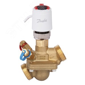 Клапан балансировочный AQT-R DN 20 комбинированный с ниппелями наружная резьба G1 - фото 2