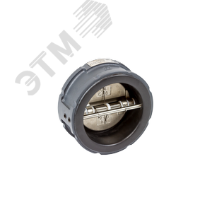 Изображение товара Затвор обратный - ЗОД PN16 DN 250, межфланцевый двустворчатый корпус чугун GGG40 c EPDM покрытием, пластины нерж.сталь (шт)