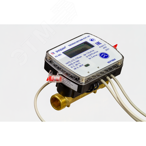 Изображение товара Теплосчетчик ультразвуковой РУТ-01 для учета в системах водяного отопления, DN20, Qp2,5, RS-485+4 импульсных входа, возврат (шт)