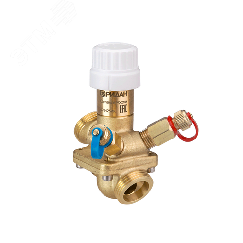 Автоматический балансировочный клапан AQT-R3 DN25 с ниппелями - фото 1