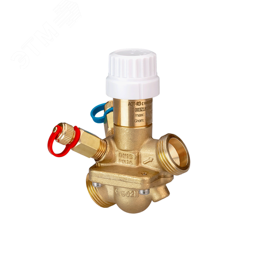 Автоматический балансировочный клапан AQT-R3 DN25 с ниппелями - фото 2