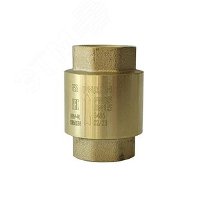 Изображение товара Клапан обратный NRV-R резьбовой PN25, DN15, Т -10C...+110C, материал корпуса — латунь CW602N (шт)