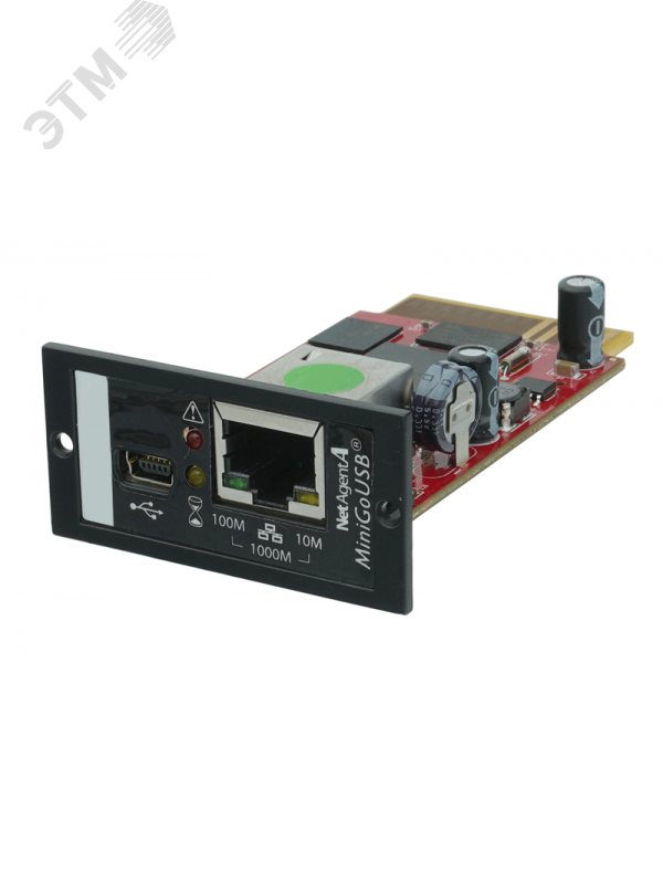 Мини карта 2-портовая внутренняя NetAgent А (DA806) SNMP v2/3, mini USB, для серии 10-11 DA806 Связь инжиниринг - превью