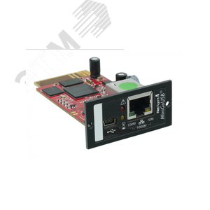 Мини карта 2-портовая внутренняя NetAgent А (DA806) SNMP v2/3, mini USB, для серии 10-11 DA806 Связь инжиниринг - 3