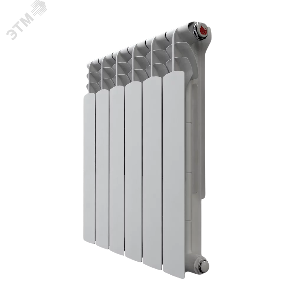 Радиатор биметаллический секционный 500/80/14 боковое подключение NRZRB5000801514 НРЗ