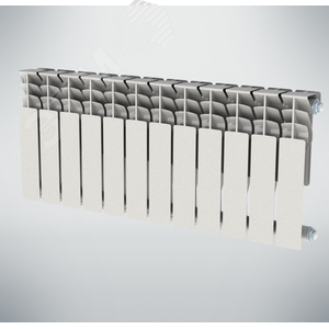 Радиатор алюминиевый секционный 500/100/10 боковое подключение