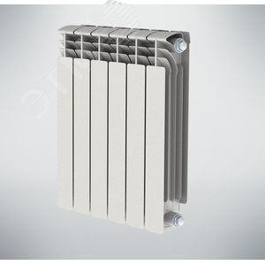 Радиатор алюминиевый секционный 500/100/12 боковое подключение NRZRA5001001412 НРЗ