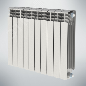 Радиатор алюминиевый секционный 350/100/4 боковое подключение