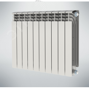 Изображение товара Радиатор биметаллический секционный ПРОФИ 500/100/10 боковое подключение 1970Вт (шт)