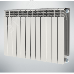 Радиатор биметаллический секционный 500/100/12 боковое подключение NRZRB5001002012 НРЗ