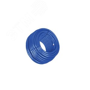 труба сшитый полиэтилен radi pipe pn10 20х2.8 в теплоизоляции 6мм, синяя, 50м