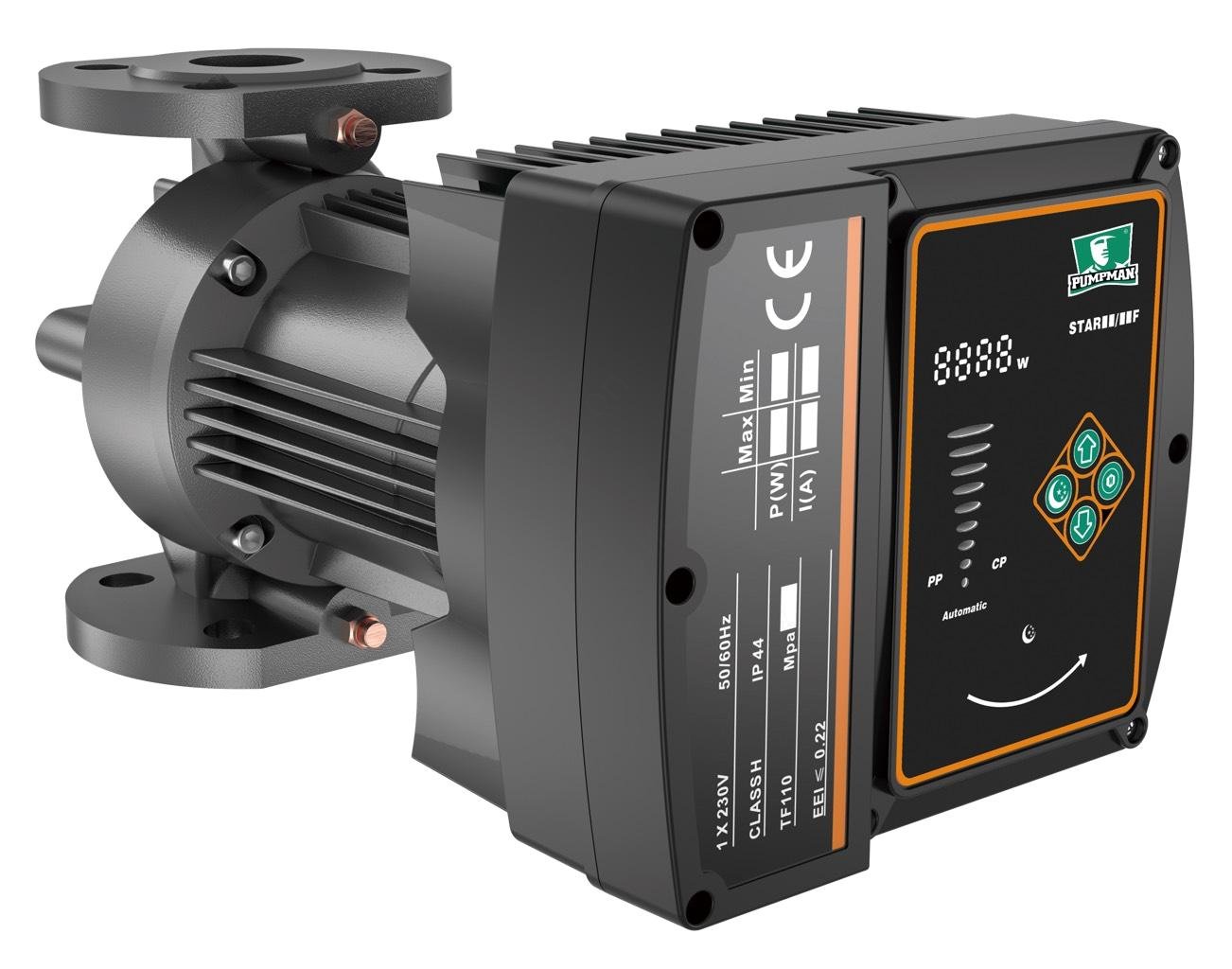 Насос циркуляционный STAR65/15F-340WI-FI фланцевый (20-1300Вт,15м,780л/мин, част.управ)